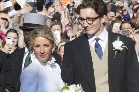Ellie Goulding und Caspar Jopling bei ihrer Hochzeit in York Minster