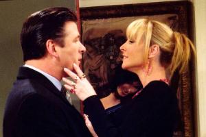 Alec Baldwin und Lisa Kudrow in der achten Staffel von "Friends"