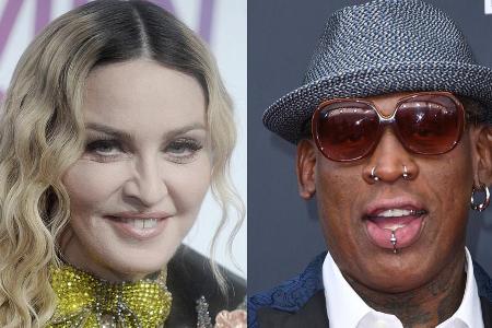 Madonna und Dennis Rodman waren in den 1990ern ein Paar