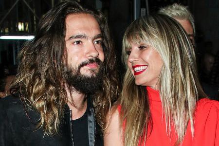 Heidi Klum strahlt im Rahmen der New York Fashion Week Neu-Ehemann Tom Kaulitz an Heidi Klum strahlt im Rahmen der New York Fashion Week Neu-Ehemann Tom Kaulitz an