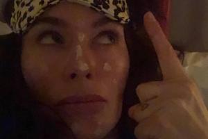 Lena Headey hat eine schlaflose Nacht hinter sich