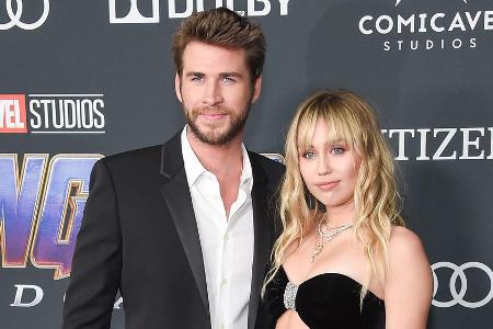 Liam Hemsworth und Miley Cyrus bei einem Auftritt in Los Angeles