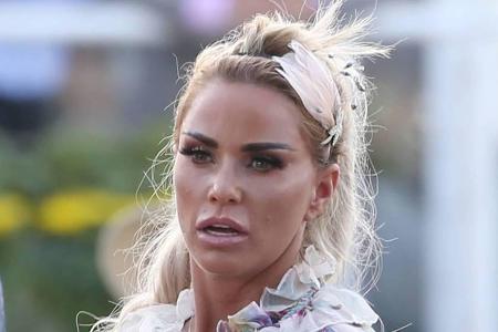 Katie Price, wenige Tage vor dem Facelift in Istanbul.