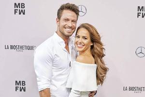 Sebastian Pannek und Angelina Heger zeigten sich erstmals öffentlich als Paar Anfang Juli bei der "Guido Maria Kretschmer Fa...