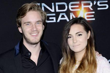 Damals steckte ihre Beziehung noch in den Kinderschuhen: PewDiePie und Marzia Bisognin bei einer Filmpremiere im Jahr 2013