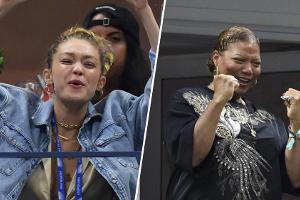 Gigi Hadid und Queen Latifah bejubeln Serena Williams bei US Open