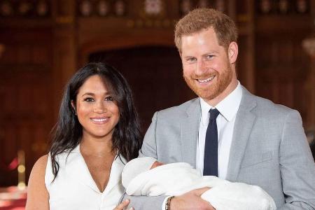 Herzogin Meghan und Prinz Harry mit dem kleinen Archie