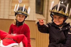 Estelle und Oscar von Schweden: Hoch zu Ross zum Luciafest