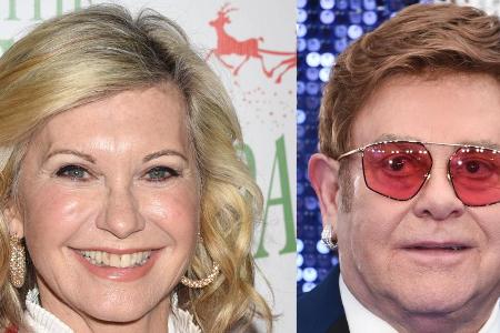 Olivia Newton-John und Elton John sind zwei der betroffenen Promis