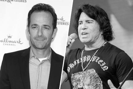 Von Luke Perry (l.) und Costa Cordalis sind 2019 verstorben