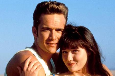 Luke Perry und Shannen Doherty spielten in 