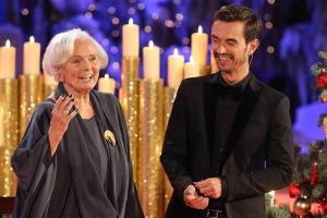 Ruth Maria Kubitschek zu Besuch in der ARD-Sendung "Das Adventsfest der 100.000 Lichter" von Florian Silbereisen im November...
