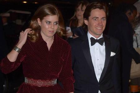 Prinzessin Beatrice mit Edoardo Mapelli Mozzi bei der Portrait Gala der National Portrait Gallery in London