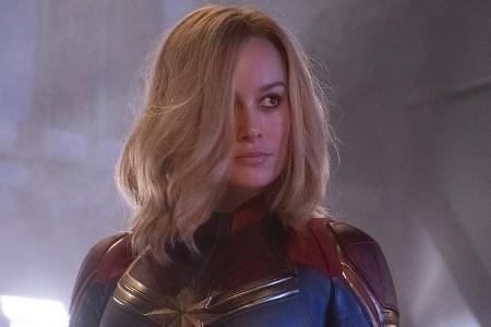 Brie Larson alias Captain Marvel im gleichnamigen Superhelden-Kracher