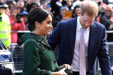 Prinz Harry lässt Ehefrau Meghan den Vortritt