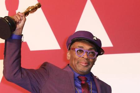 Spike Lee mit seinem Oscar Spike Lee mit seinem Oscar