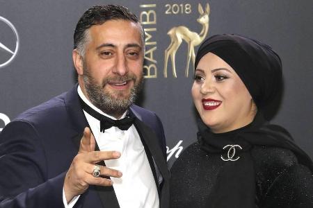 Kida Khodr Ramadan und seine Ehefrau Meryem bei der Bambi-Verleihung im November 2018