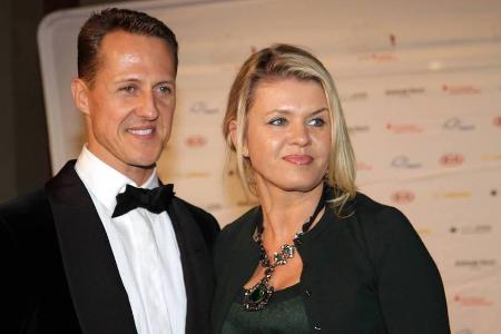 Michael und Corinna Schumacher beim Deutschen Sportpresseball im Jahr 2012