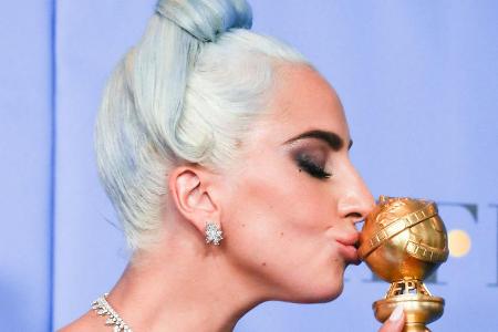 Lady Gaga konnte am Sonntag ihren ersten Golden Globe Award entgegennehmen