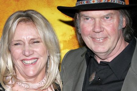 Neil Young und seine verstorbene Ex-Frau Pegi im Jahr 2006