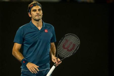 Musste sich geschlagen geben: Tennis-Ikone Roger Federer