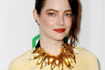 Ihr gelbes Kleid ließ Schauspielerin Emma Stone blass erscheinen