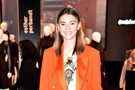 Stefanie Giesinger während der Berlin Fashion Week