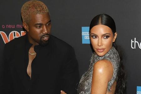 Kanye West und Kim Kardashian bei einem Auftritt in New York City