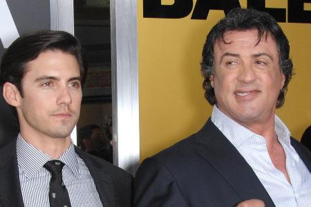 Milo Ventimiglia (l.) und Sylvester Stallone im Jahr 2006 bei der Premiere von 