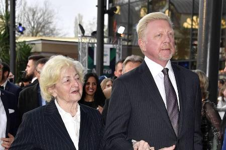 Boris Becker mit Mutter Elvira Pisch bei der Verleihung des 