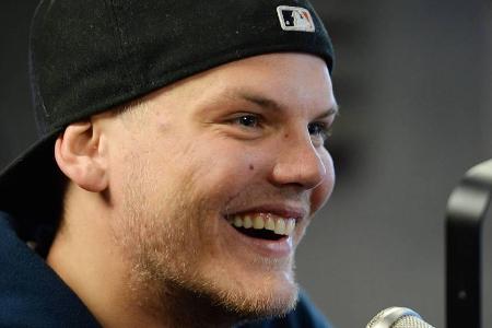 Avicii während eines Radio-Interviews in den USA Avicii während eines Radio-Interviews in den USA