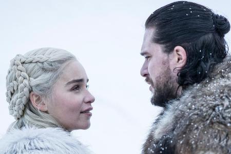 Jon Schnee (Kit Harington) und Daenerys Targaryen (Emilia Clarke) in 