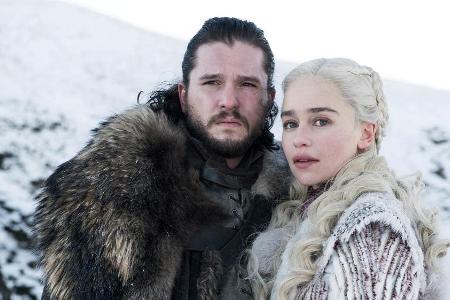 Jon Schnee (Kit Harington) und Daenerys Targaryen (Emilia Clarke) in der achten Staffel von 