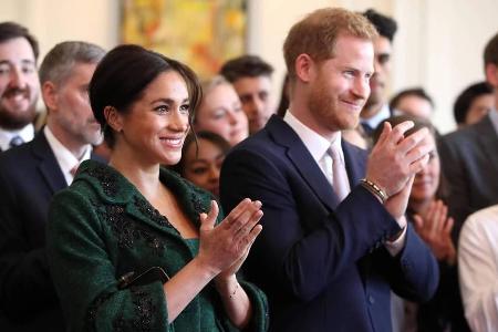 Herzogin Meghan und Prinz Harry bei einem ihrer letzten gemeinsamen öffentlichen Auftritte vor der Geburt