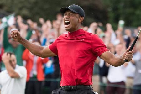 Tiger Woods feiert sein großes Comeback