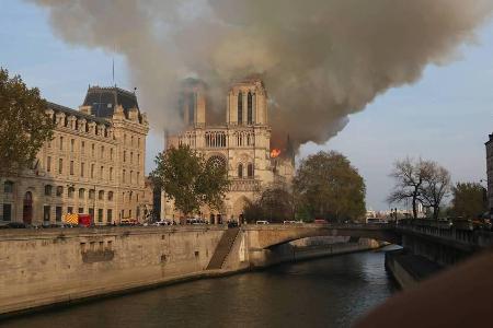 Notre-Dame: Noch sind die genauen Schäden nicht abzusehen