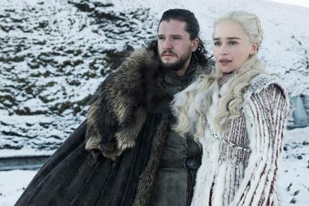 Jon Schnee (Kit Harington) und Daenerys Targaryen (Emilia Clarke) in 