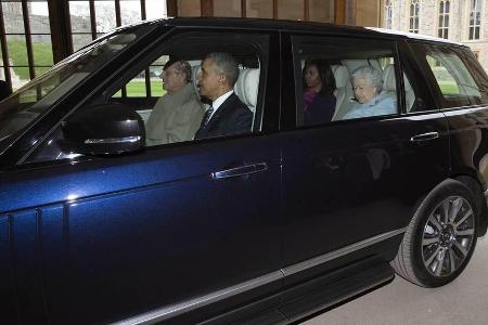 Prinz Philip hat in dem Wagen schon die Obamas herumkutschiert