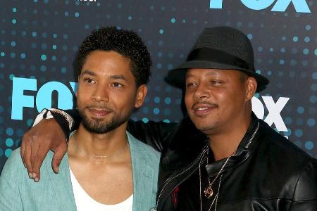 Jussie Smollett (l.) und Terrence Howard im Jahr 2017 Jussie Smollett (l.) und Terrence Howard im Jahr 2017