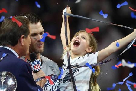 Tom Brady feiert seinen sechsten Super-Bowl-Sieg mit seinen Kindern