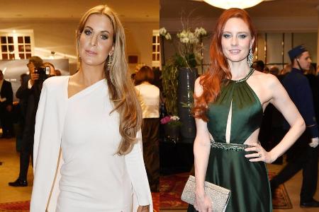 Charlotte Würdig und Barbara Meier in eleganten Outfits beim SemperOpernball in Dresden