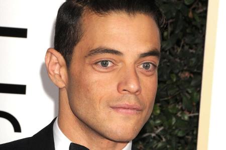 Schauspieler Rami Malek verkörpert Freddie Mercury im Film Schauspieler Rami Malek verkörpert Freddie Mercury im Film