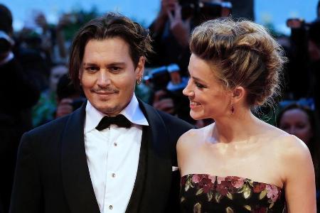 Johnny Depp und Amber Heard waren mal ein Herz und eine Seele - ein Foto aus dem Jahr 2015