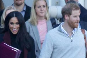 Herzogin Meghan und Prinz Harry sind am Ziel