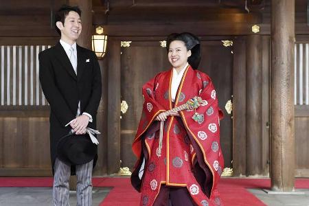Prinzessin Ayako hat ihren bürgerlichen Verlobten Kei Moriya geheiratet