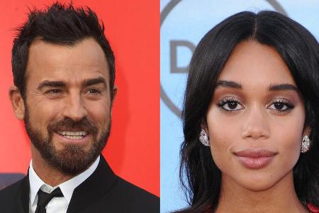 Scheinen sich gut zu verstehen: Justin Theroux und Laura Harrier