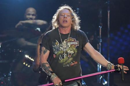 Axl Rose bei einem Auftritt seiner Band Guns N' Roses in Brasilien