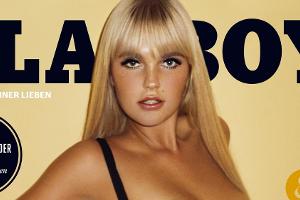 Neu-Mama Bonnie Strange grüßt vom "Playboy"-Cover