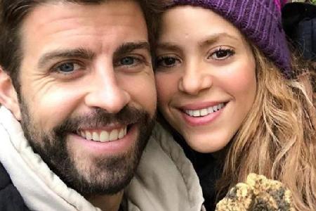 Sieht glücklich aus: Shakira und ihr Gerard Piqué