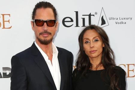 Chris Cornell und seine Frau Vicky auf einer Premiere 2017